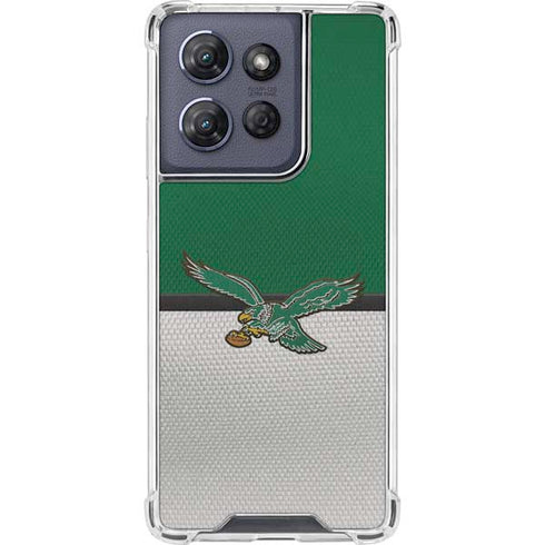 NFL Philadelphia Eagles Vintage Moto G Play 5G (2025) Clear Case
